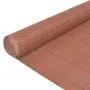 vidaXL Двустранна градинска ограда, 110x400 см, кафява, снимка 2
