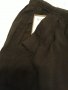 Къс H&M черен панталон биопамук с регулируемо престягане на кръста, двустранни джобове, снимка 7