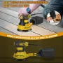 Електрическа орбитална шлайфмашина 200 W 12000 RPM 6 променливи скорости, ръчна, снимка 3