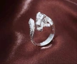 Сребърен пръстен " Дракон " , снимка 1