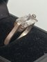 Сребърен пръстен с камък сапфир 3Г, снимка 3