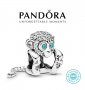 Талисман Пандора сребро проба 925 Pandora Pavé Monkey Charm. Колекция Amélie, снимка 1 - Гривни - 38006836