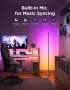 Смарт LED ъглова лампа Govee RGBIC Floor Lamp Basic (1000lm, Черна), снимка 7