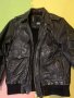''Jack & Jones''оригинално кожено яке-бомбър Л размер, снимка 2