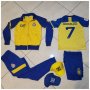 CR7 RONALDO Детски футболен  екип + калци +анцуг 2023г  Ново, снимка 3