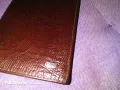 Петек калъф за документи 110х80мм Petek Card Holder нов естествена кожа, снимка 3