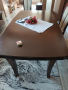 Масивна маса от черешово дърво с 4 стола, снимка 1 - Столове - 44789986