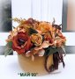 Икебана с рози от кадифе, снимка 4