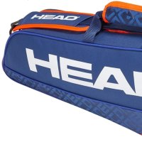 Тенис калъф HEAD Core 3R Pro, Син с оранжево, снимка 2 - Тенис - 42166090