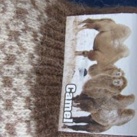 Машинно плетени детски ръкавици от вълна камила с пет пръста, снимка 2 - Шапки, шалове и ръкавици - 38058120