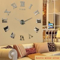 3d стенен часовник - ГОЛЕМИ, различни модели / Часовник за стена лепящ цифри, снимка 6 - Други - 37632374