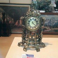 антика-часовник-40х26х9см-ретро колекция-внос швеицария, снимка 1 - Колекции - 30067870
