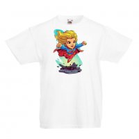 Детска тениска DC Super Girl Star Wars,Игра,Изненада,Подарък,, снимка 9 - Детски Блузи и туники - 36658374