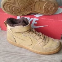  Nike - боти Горчица/Кафяв, снимка 5 - Детски боти и ботуши - 39308043