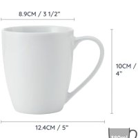 Нов компелкт MIKASA Елегантни Порцеланови Чаши 4 броя 380мл , снимка 2 - Други стоки за дома - 42824318