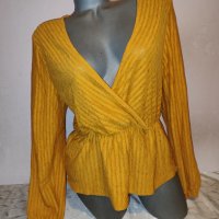 Елегантна блуза H&M  р-р Л , снимка 1 - Блузи с дълъг ръкав и пуловери - 44148439