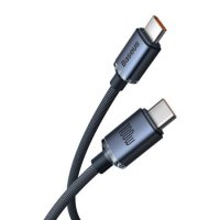 Кабел USB - Type C M/M 2m 3A Baseus CATKLF-CG1 Черна оплетка Quick Charge 3.0 Cable USB to Type-C, снимка 3 - USB кабели - 38557280
