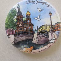 Автентичен магнит от Санкт Петербург, Русия, снимка 1 - Колекции - 44281004