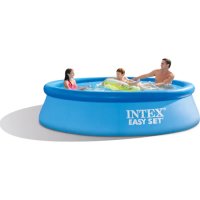 Надуваем басейн Intex Easy Set, Включена помпа 220V/2000 литра, 3.66 м x 76 см, снимка 3 - Басейни и аксесоари - 35425591