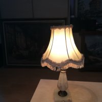 мраморна лампа 35х20см внос франция 1502212107, снимка 9 - Колекции - 31828499