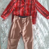  Комплект риза и панталон , снимка 1 - Комплекти за бебе - 34944063