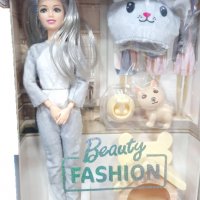Кукла Барби с домашен любимец, снимка 1 - Кукли - 38191637