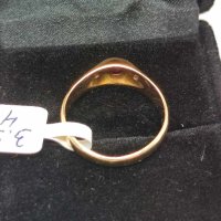 Златен пръстен  Рубин-3,90гр/14кр, снимка 6 - Пръстени - 42733133