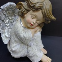 Голям ангел от висококачествен полирезин - Свита позиция., снимка 9 - Статуетки - 42689718