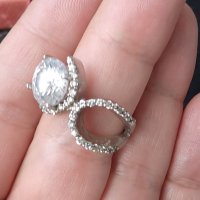 Изумителен сребърен пръстен проба 925 и житен клас , снимка 7 - Пръстени - 42322144