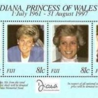 Чисти марки и блокове Принцеса Даяна , снимка 5 - Филателия - 38290058