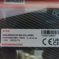 KIT 32 GB (2х16) DDR 5 6000 Mhz XPG RGB ADATA LANCER , снимка 3 - RAM памет - 44488704