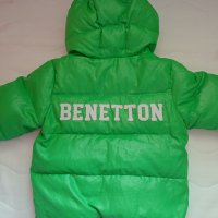 зимно яке Benetton 1-2 год, снимка 3 - Бебешки якета и елеци - 34010486