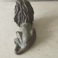 Стара бронзова статуетка - лъв, снимка 4 - Други ценни предмети - 42242316