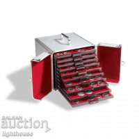 Leuchtturm Алуминиев куфар CARGO MB за 10 табли, които не са вкл.в цената, снимка 1 - Нумизматика и бонистика - 37491411