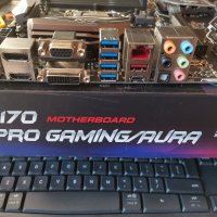 Дънна платка Asus Z170 PRO GAMING/AURA + I5-6600k 3500MHz 3900MHz(turbo) L2-1MB L3-6MB Socket 1151, снимка 2 - Дънни платки - 34319095