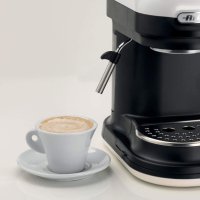 Кафемашина Ariete Espresso Moderna с кафемелачка и ръкохватка еспресо кафе машина, снимка 3 - Кафемашини - 42742460