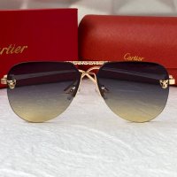 Cartier 2023 мъжки слънчеви очила авиатор унисекс дамски слънчеви очила, снимка 5 - Слънчеви и диоптрични очила - 42842614