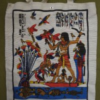 Оригинална египетска текстилна чанта торба Tote Bag НОВА, снимка 2 - Чанти - 37020602