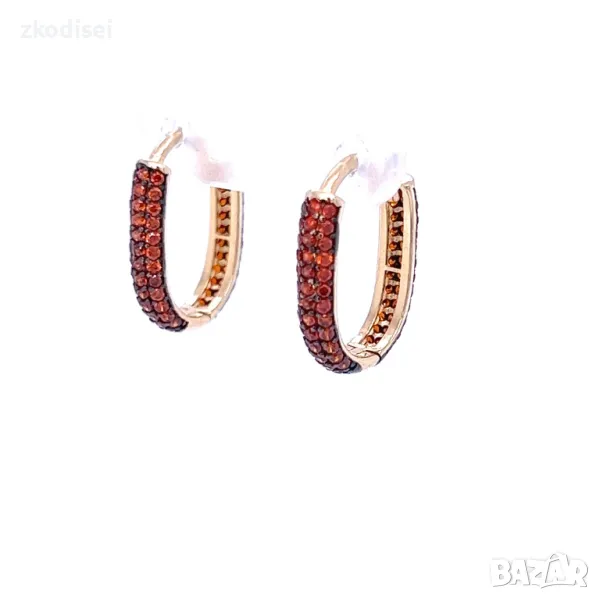 Златни обеци 2,42гр.14кр. проба:585 модел:26665-3, снимка 1