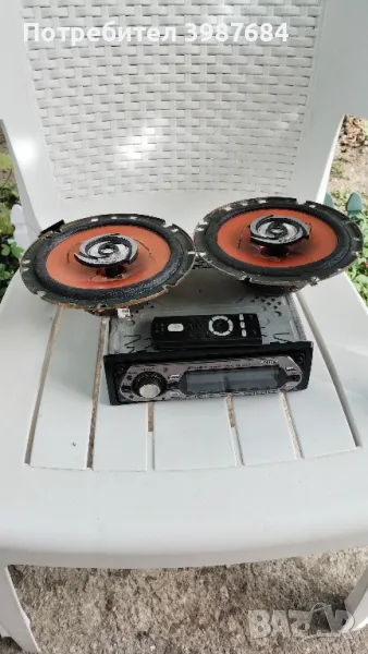 CD Player SONY с дистанционно + два говорителя PIONEER, снимка 1