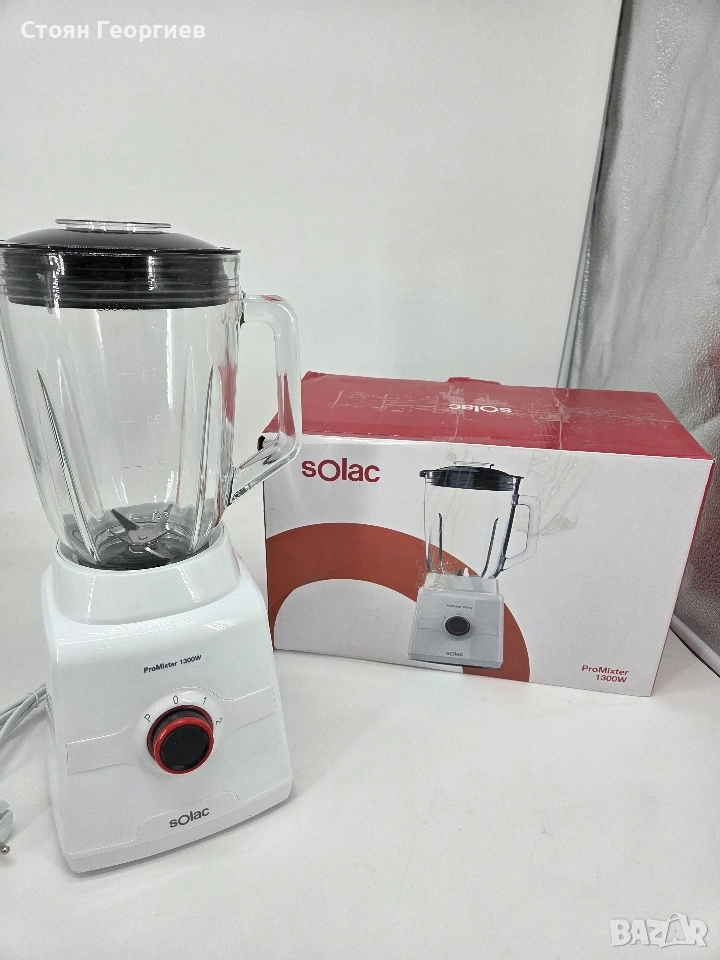 Чисто нов блендер Solac ProMixter 1300W.  Модел: BV5729, снимка 1