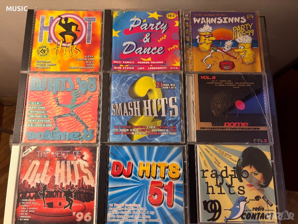 Dj Hits Лот 9 диска с Диско, снимка 1