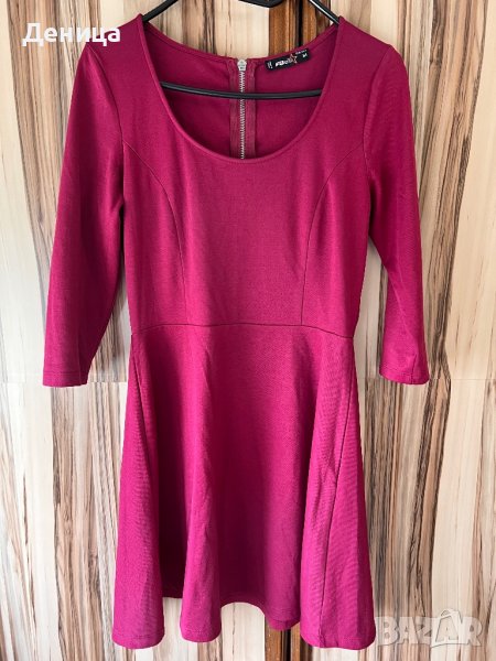 Рокля бордо, снимка 1