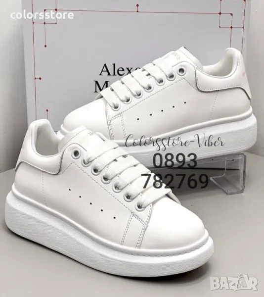 Дамски бели кецове  Alex@nder McQueen-BR43pi, снимка 1
