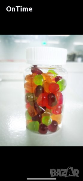 CBD Веган Смесени Натурални Бонбони 80бр. 25mg Без ГМО/ТХЦ 2000mg, снимка 1