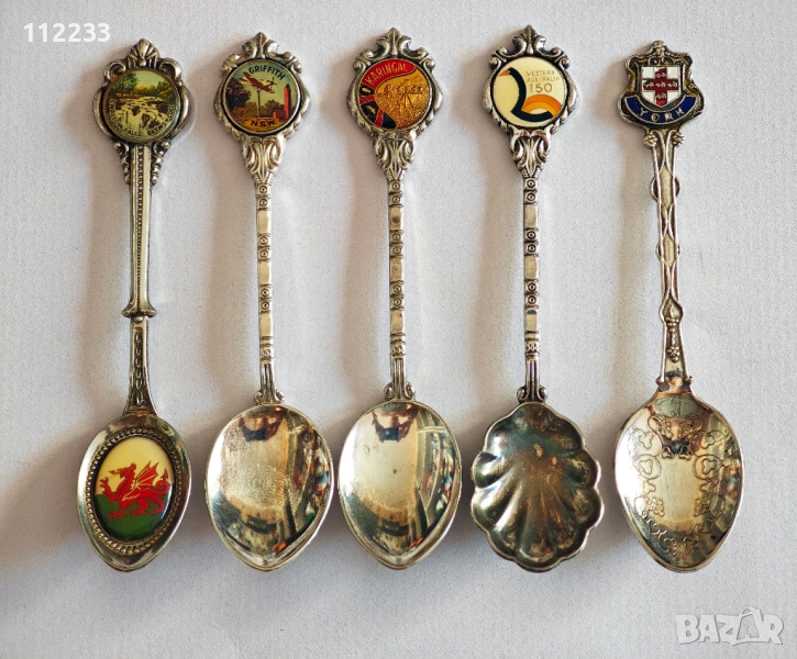 Посребрени лъжички за колекция, снимка 1
