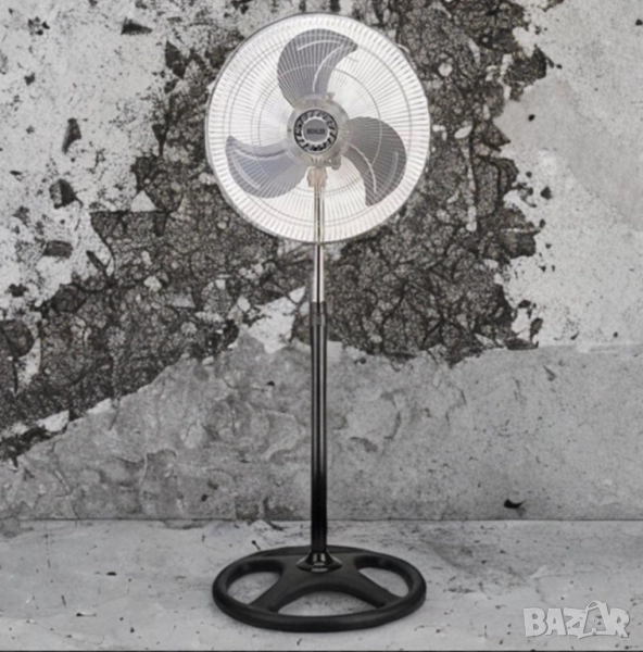 Вентилатор на стойка 18'' MUHLER, 70W, индустриален, снимка 1