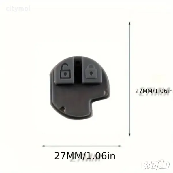 Резервни копчета за ключ на SUZUKI Vitara, Swift, Ignis и други, снимка 1