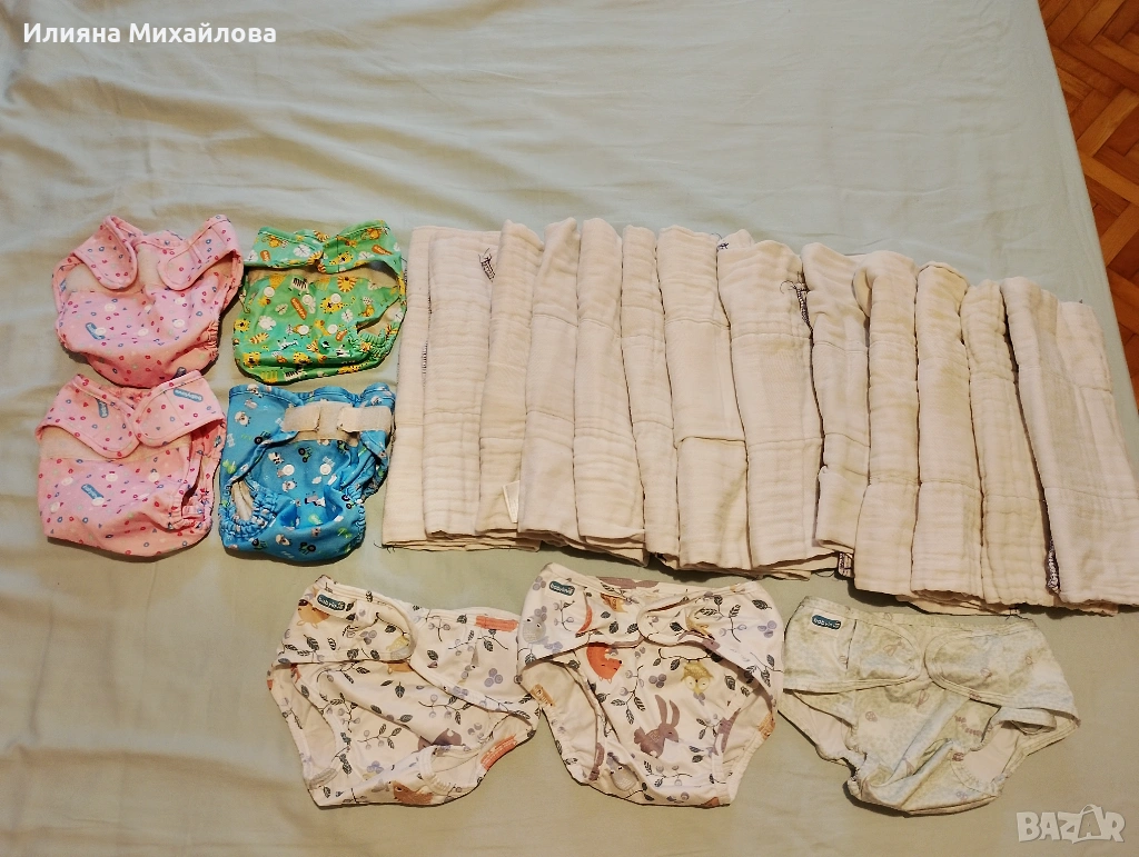 Комплект многократни пелени , снимка 1
