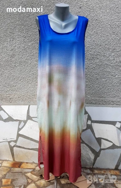 3XL Нова  дълга рокля в различни  цветове, снимка 1